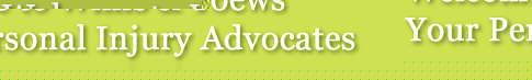 welcome Welcome to Willis & Toews: Your Personal Injury Advocates